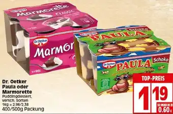 Elli Markt Dr. Oetker Paula oder Marmorette Angebot