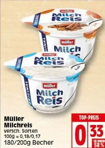 Elli Markt Müller Milchreis Angebot