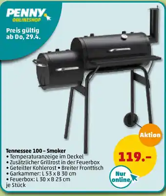 PENNY Tennessee 100 Smoker Angebot