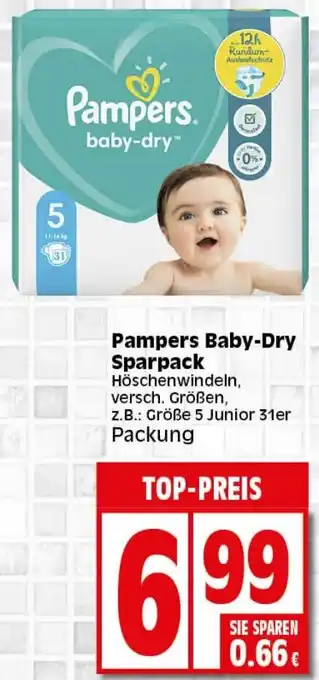 Elli Markt Pampers Baby-Dry Sparpack Angebot