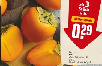 REWE PETZ Spanien: Kaki Angebot