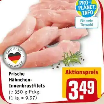 REWE PETZ Frische Hähnchen-Innenbrustfilets Angebot