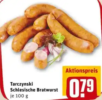 REWE PETZ Tarczynski Schlesische Bratwurst Angebot