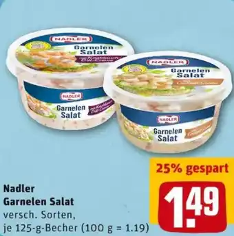 REWE PETZ Nadler Garnelen Salat Angebot