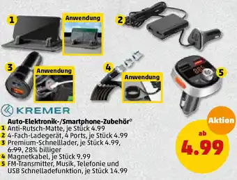 PENNY Kremer Auto Elektronik/Smartphone Zubehör Angebot