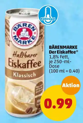 PENNY Bärenmarke Der Eiskaffee 250ml Angebot