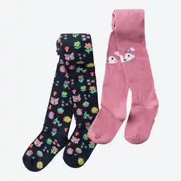 NKD Baby-Mädchen-Strumpfhose mit Fuchsmusterung, 2er-Pack Angebot