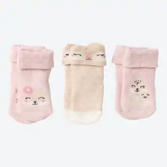 NKD Baby-Frottee-Socken mit Umschlag, 3er-Pack Angebot