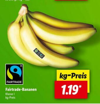 Lidl Fairtrade-bananen Angebot