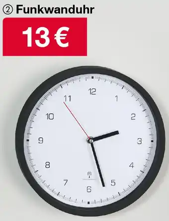 Woolworth Funkwanduhr Angebot