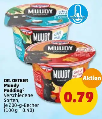 PENNY Dr. Oetker Muudy Pudding 200g Becher Angebot