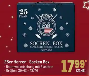 METRO 25er herren-socken box Angebot