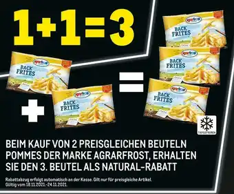 METRO Agrarfrost back frites Angebot