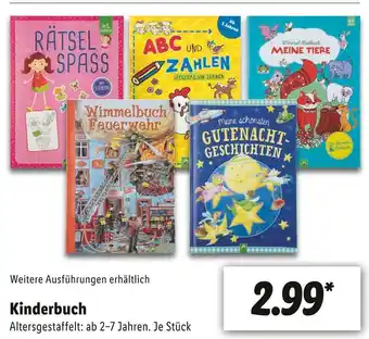 Lidl Kinderbuch Angebot