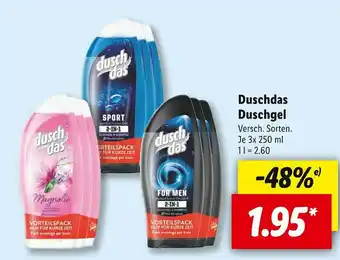 Lidl Duschdas duschgel Angebot