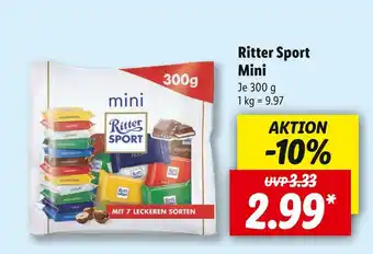 Lidl Ritter sport schokolade minic Angebot