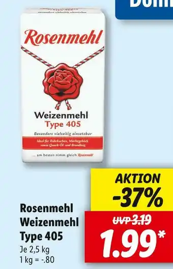 Lidl Rosenmehl weizenmehl Angebot