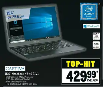 METRO Captiva notebook Angebot