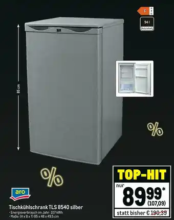 METRO Aro tischkühlschrank tls 8540 silber Angebot