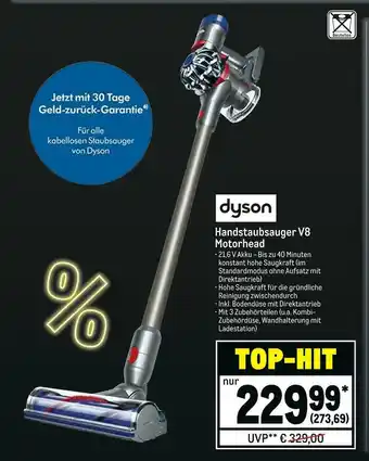 METRO Dyson handstaubsauger v8 motorhead Angebot