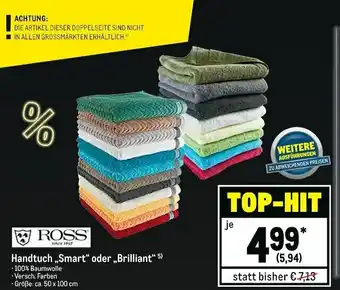 METRO Ross handtuch „smart“ oder „brilliant“ Angebot