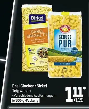 METRO Drei glocken/birkel teigwaren Angebot