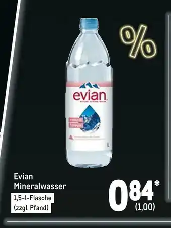 METRO Evian mineralwasser Angebot