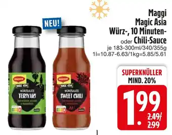 Edeka Maggi magic asia würz-, 10 minuten- oder chili-sauce Angebot