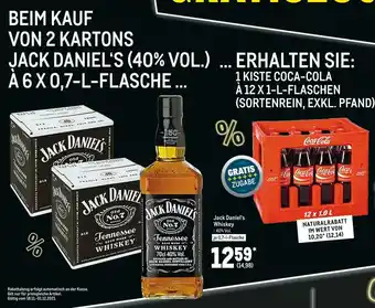 METRO Jack daniel‘s whiskey Angebot