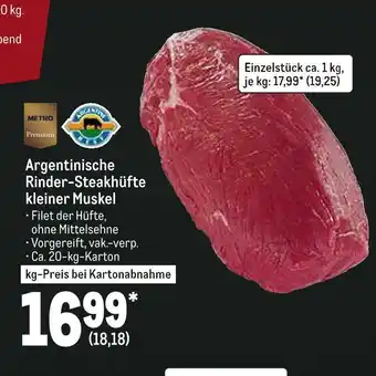 METRO Argentinische rinder-steakhüfte kleiner muskel Angebot