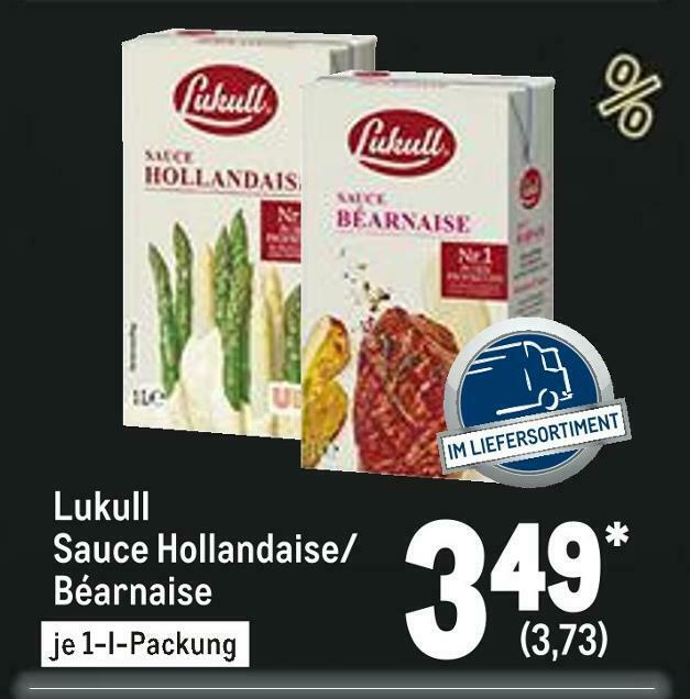 Lukull sauce hollandaise oder béarnaise Angebot bei METRO