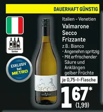 METRO Valmarone secco frizzante Angebot