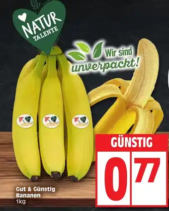 Edeka Gut & Günstig Bananen 1kg Angebot