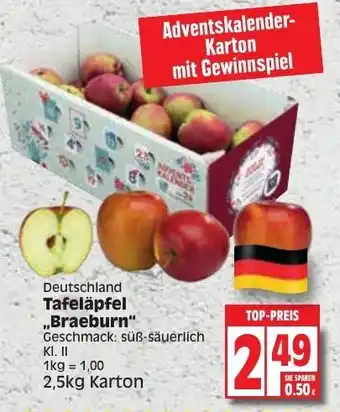 Edeka Deutschland Tafeläpfel Braeburn 2,5kg Angebot