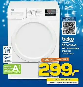 Euronics Berlet Beko Ds 8433pa0 Wärmepumpentrockner Angebot