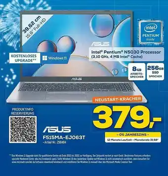 Euronics Berlet Asus F515ma-ej063t Angebot