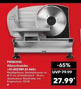 Kaufland Princess Allesschneider »01.492989.01.460« Angebot