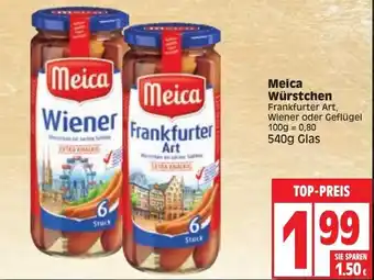 Edeka Meica Würtschen 540g Angebot