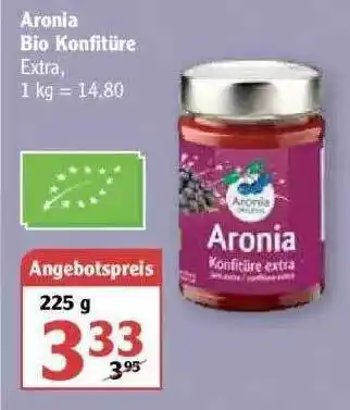 Globus Aronia Biokonfirüre Angebot