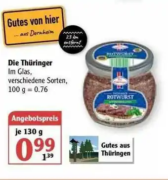 Globus Die Thüringer Angebot