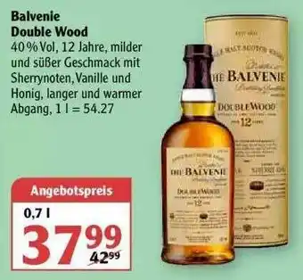 Globus Balvenie Double Wood Angebot