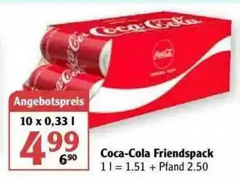 Globus Coca-cola Friendspack Angebot