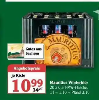 Globus Mauritius Winterbier Angebot
