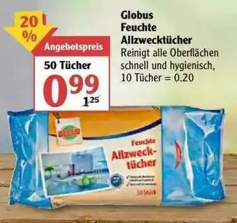 Globus Globus Feuchte Allzwecktücher Angebot