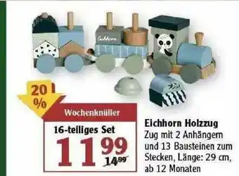 Globus Eichhorn Holzzug Angebot