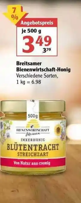 Globus Breitsamer Bienenwirtschaft-honig Angebot