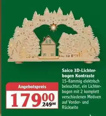 Globus Saico 3d-lichterbogen Kontraste Angebot