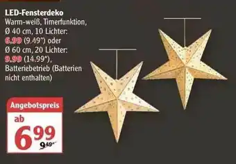 Globus Led-fensterdeko Angebot