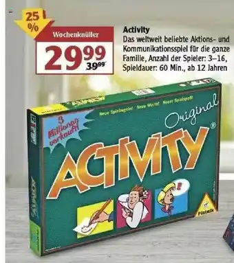 Globus Activity Angebot