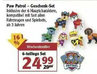 Globus Paw Patrol - Geschenk-set Angebot